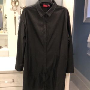 Faux leather jacket size l.